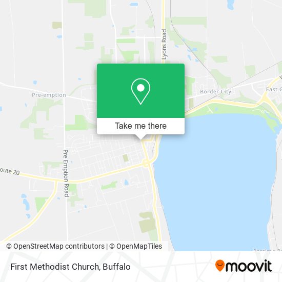 First Methodist Church map