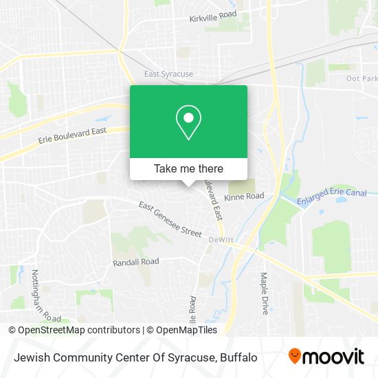 Jewish Community Center Of Syracuse map