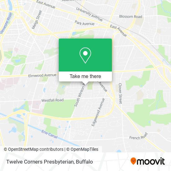 Mapa de Twelve Corners Presbyterian