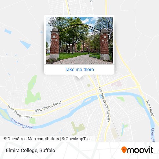 Elmira College map