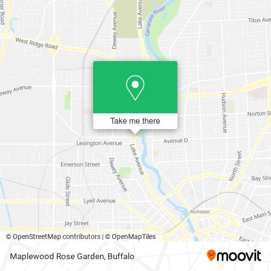 Maplewood Rose Garden map