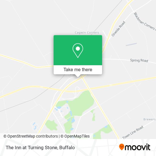 The Inn at Turning Stone map