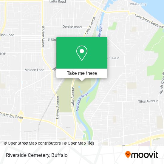 Riverside Cemetery map