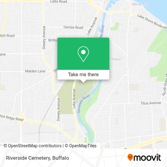 Mapa de Riverside Cemetery