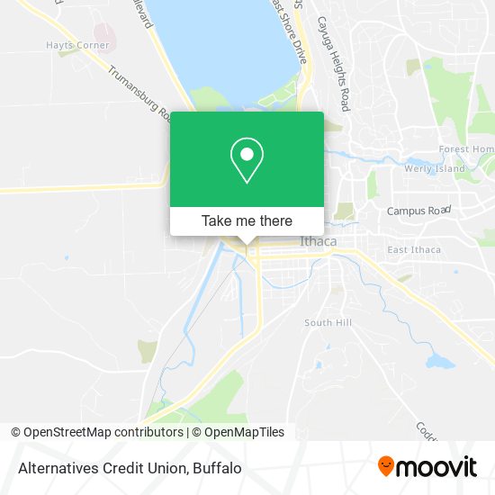 Mapa de Alternatives Credit Union
