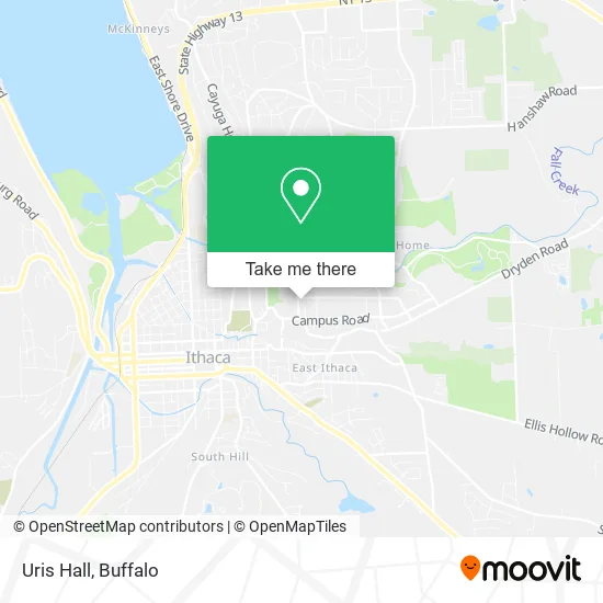 Uris Hall map