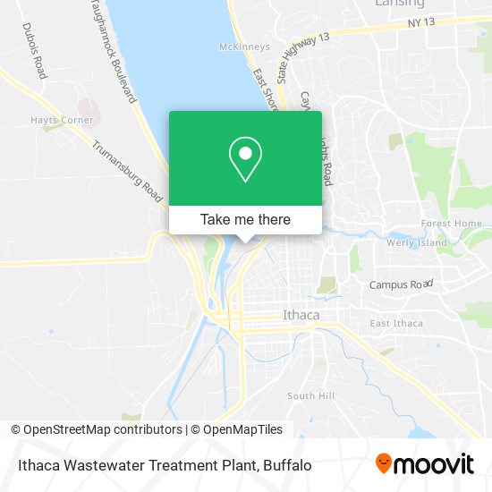 Mapa de Ithaca Wastewater Treatment Plant