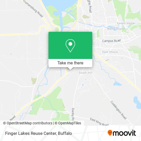 Finger Lakes Reuse Center map