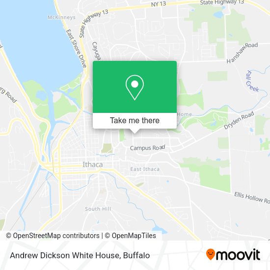 Andrew Dickson White House map