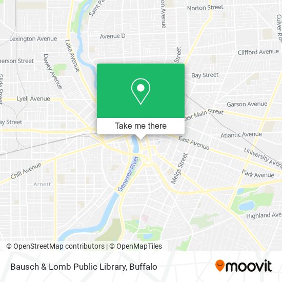 Bausch & Lomb Public Library map