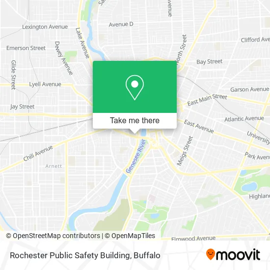 Rochester Public Safety Building map