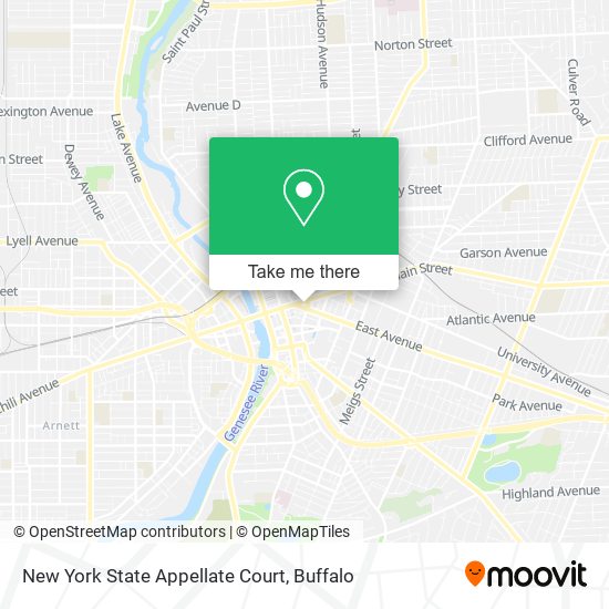 Mapa de New York State Appellate Court