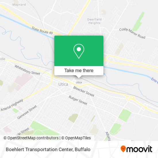 Mapa de Boehlert Transportation Center