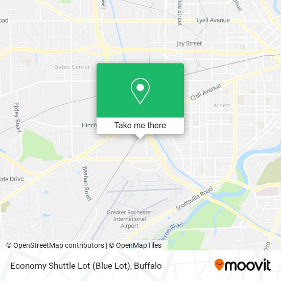 Economy Shuttle Lot (Blue Lot) map