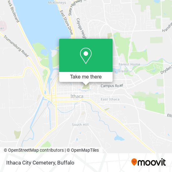 Ithaca City Cemetery map