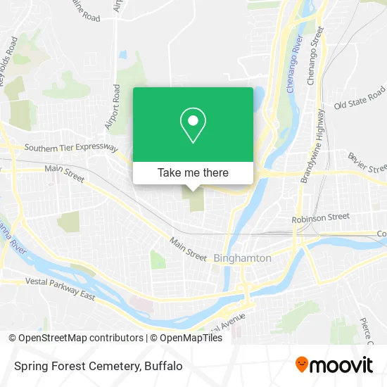 Spring Forest Cemetery map