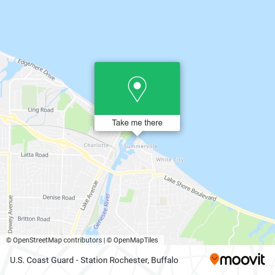 U.S. Coast Guard - Station Rochester map