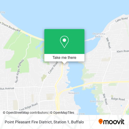 Point Pleasant Fire District, Station 1 map