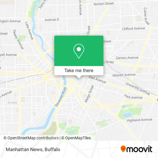 Manhattan News map