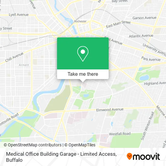Medical Office Building Garage - Limited Access map