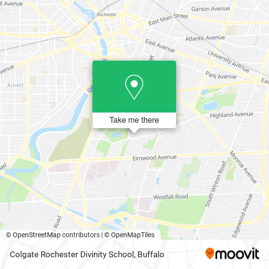 Colgate Rochester Divinity School map