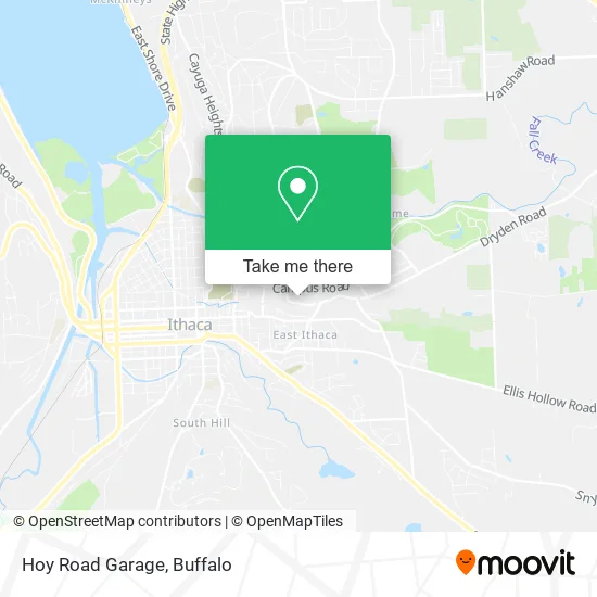 Hoy Road Garage map