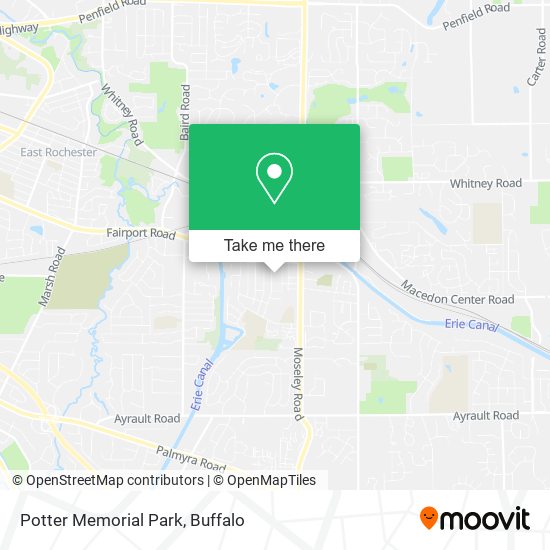 Potter Memorial Park map
