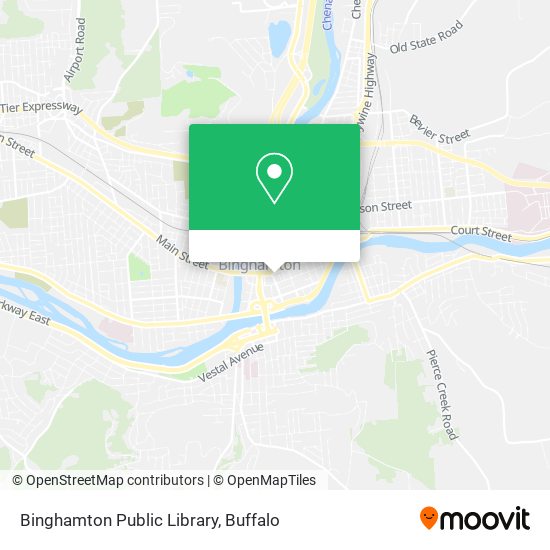 Mapa de Binghamton Public Library