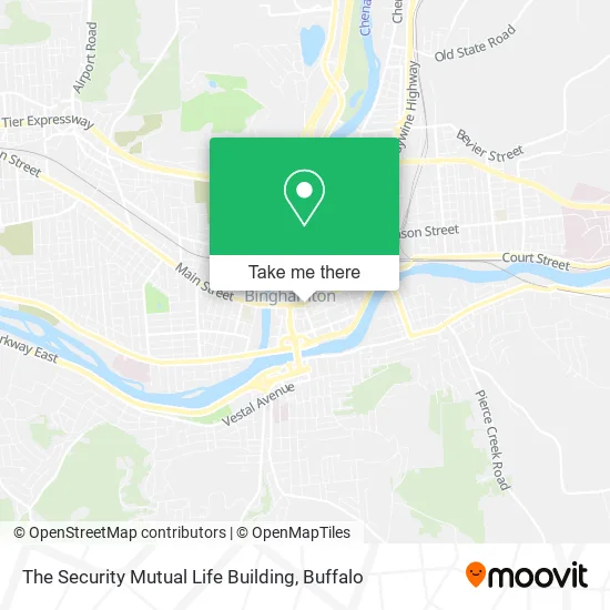 The Security Mutual Life Building map