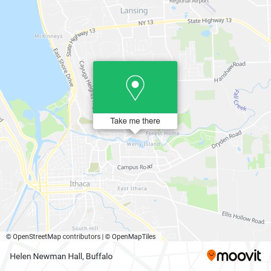 Mapa de Helen Newman Hall