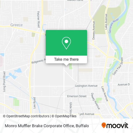 Monro Muffler Brake Corporate Office map