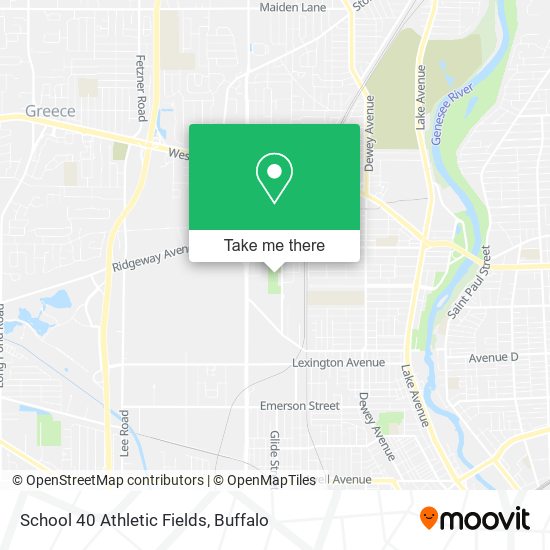 Mapa de School 40 Athletic Fields