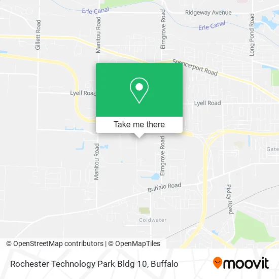 Rochester Technology Park Bldg 10 map