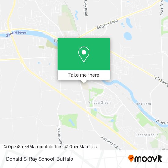 Donald S. Ray School map