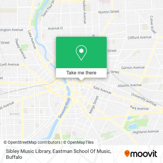 Sibley Music Library, Eastman School Of Music map