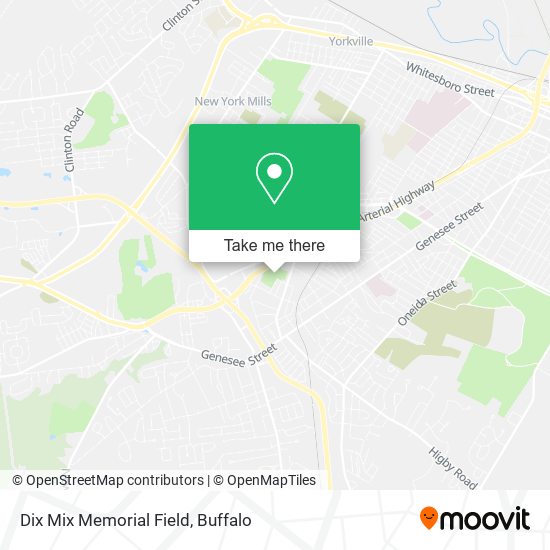 Dix Mix Memorial Field map