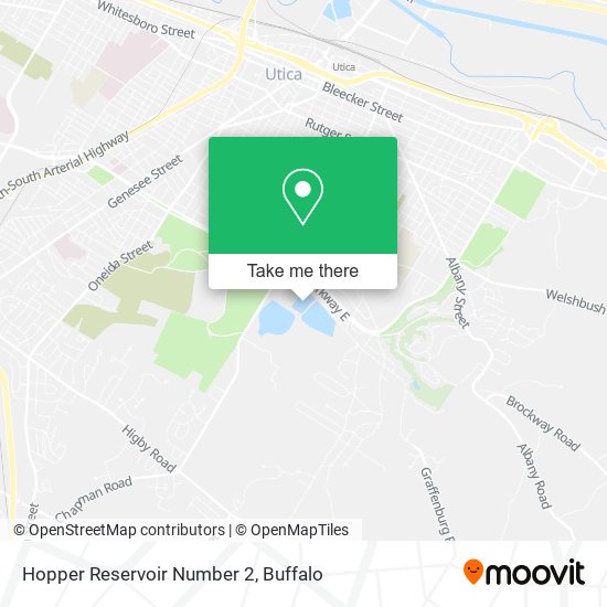 Hopper Reservoir Number 2 map