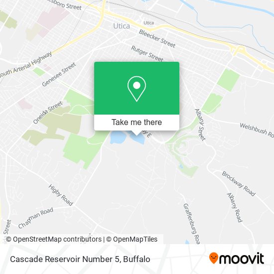 Cascade Reservoir Number 5 map