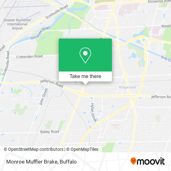 Monroe Muffler Brake map