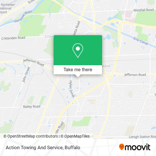 Mapa de Action Towing And Service