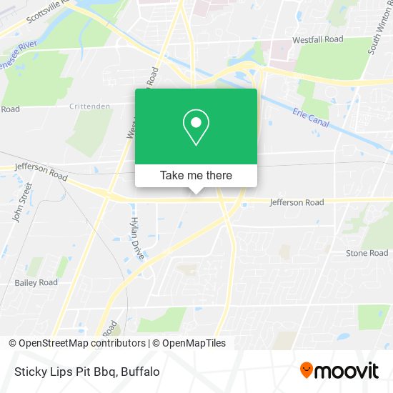 Sticky Lips Pit Bbq map