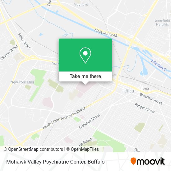 Mohawk Valley Psychiatric Center map