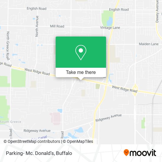 Parking- Mc. Donald's map