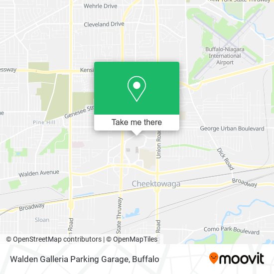 Walden Galleria Parking Garage map