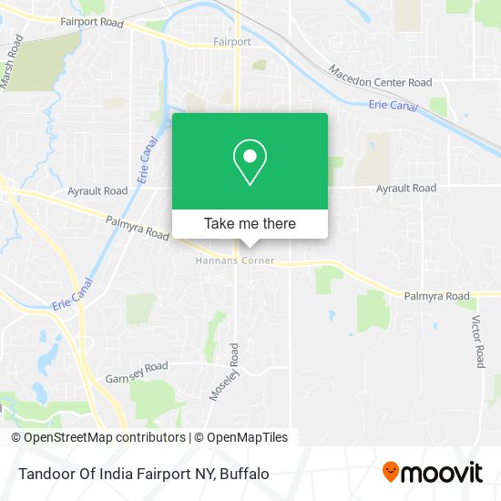 Tandoor Of India Fairport NY map