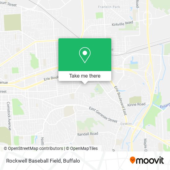 Mapa de Rockwell Baseball Field