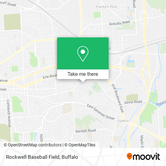 Rockwell Baseball Field map