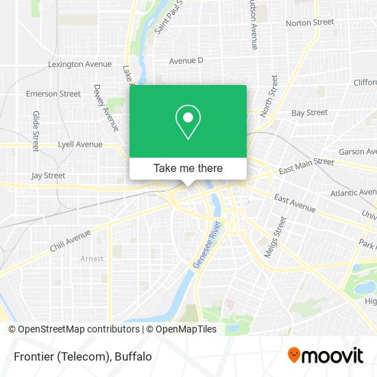 Frontier (Telecom) map