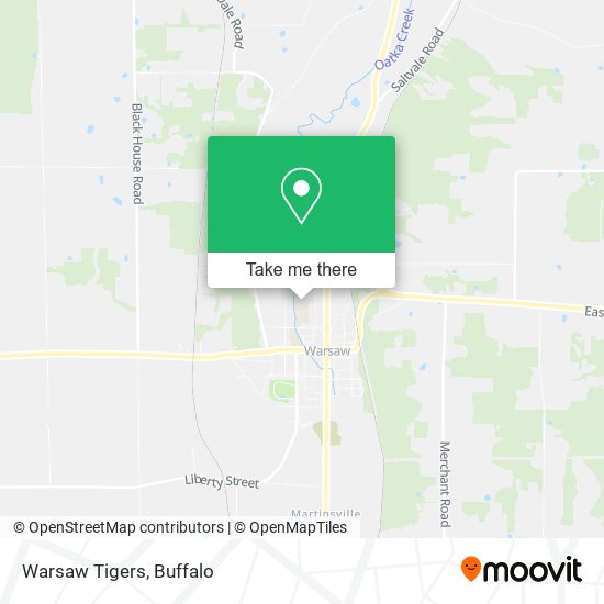 Mapa de Warsaw Tigers