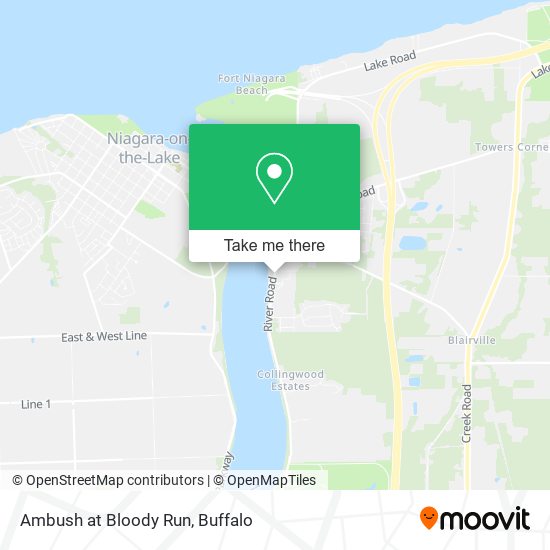 Ambush at Bloody Run map